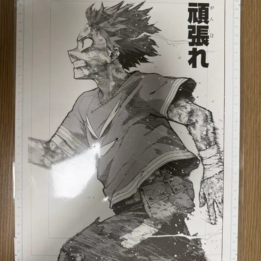 [BUNJANG] My Hero Academia Art Exhibition "Ganbare Deku" Poster / 나히아 원화전 간바레 데쿠 포스터