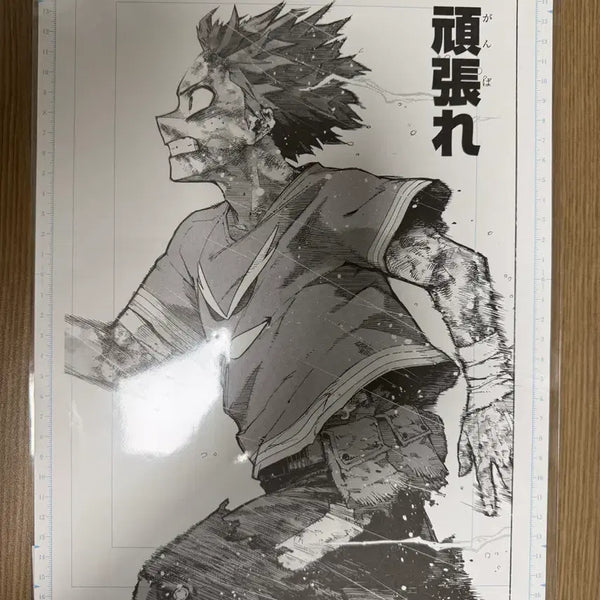 [BUNJANG] My Hero Academia Art Exhibition "Ganbare Deku" Poster / 나히아 원화전 간바레 데쿠 포스터