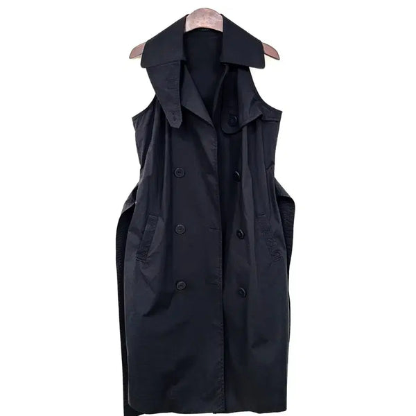 [BUNJANG] Club Monaco Trench Vest Dress / 클럽모나코 트렌치 베스트 코트 원피스 B252