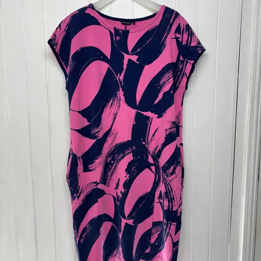 [BUNJANG] Marimekko Patterned Dress Women's Size XS (Fits 44-55) / 마리메꼬 패턴 원피스 여성44-55 ㅡ0702