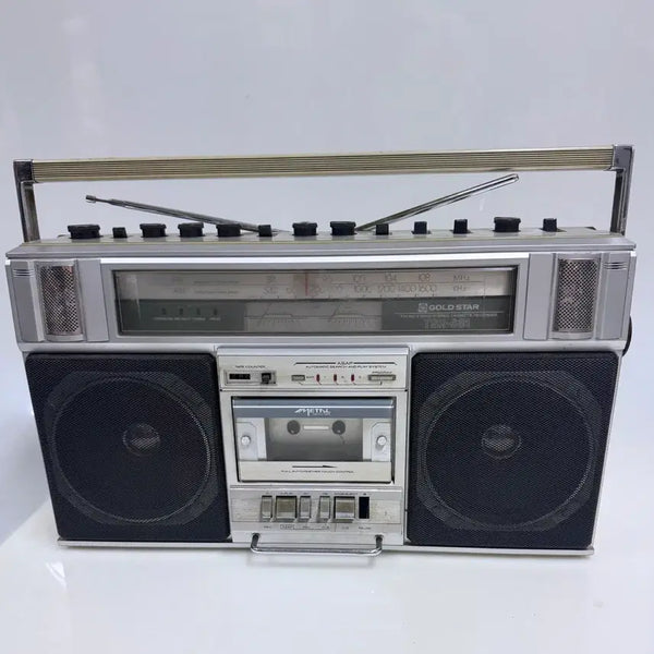 [BUNJANG] Goldstar Cassette Radio Vintage Interior Prop / 골드스타 카세트 라디오 앤틱 빈티지 인테리어소품