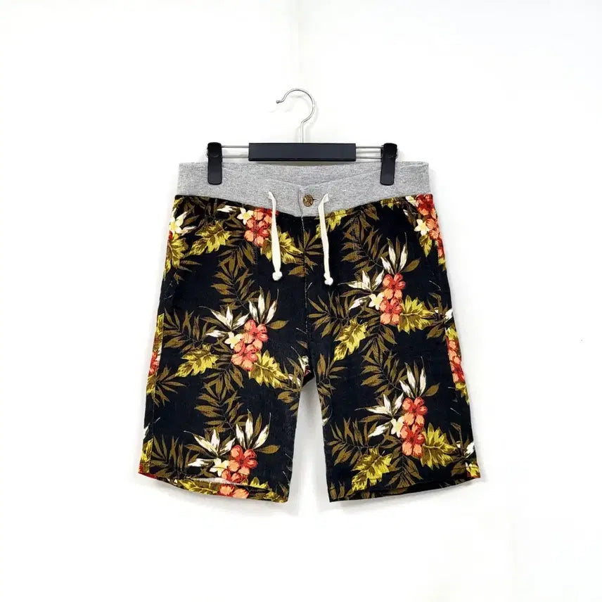 [BUNJANG] Mind Games Botanical Print Banding Pants B256 / 마인드 게임즈 보태니컬 프린트 밴딩 B256