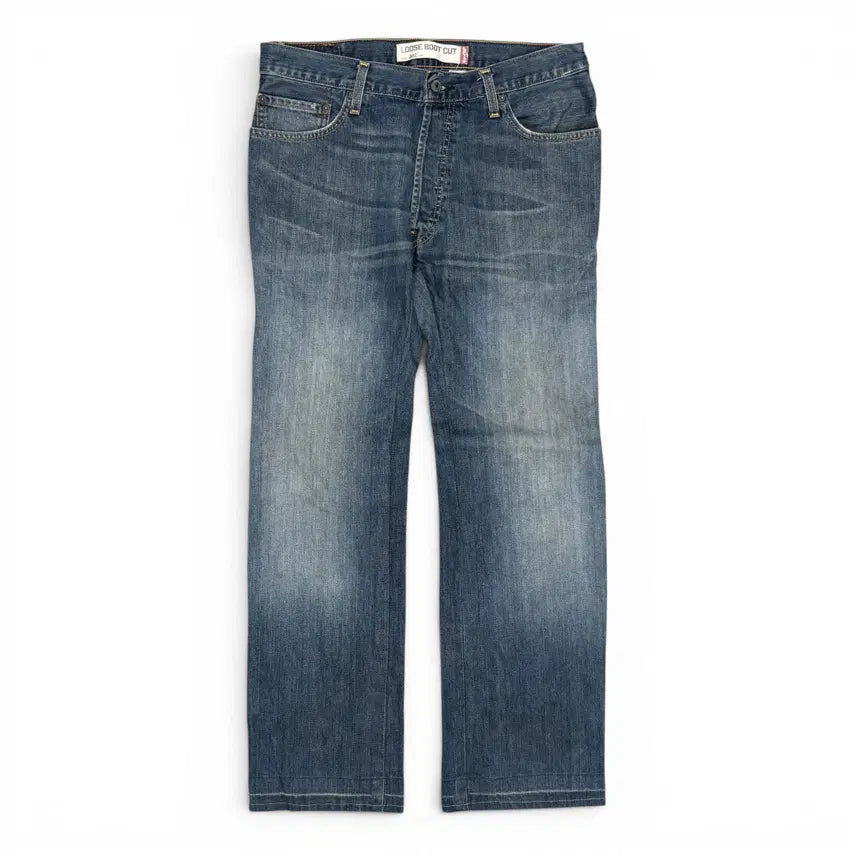 [BUNJANG] 2000s Levi's 567 Low Boot Cut Denim Jeans (W34) / 00's 리바이스 567 로우 부츠컷 34인치
