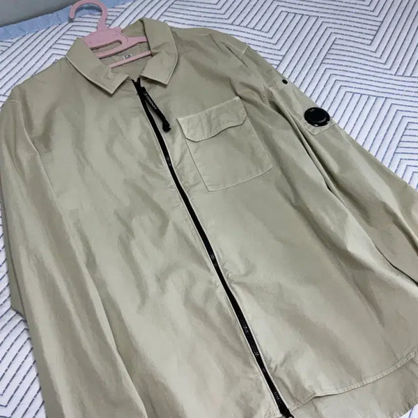 [BUNJANG] CP Company Cotton Oversized Shirt Beige XL / CP컴퍼니 오버 셔츠 베이지 105(XL)