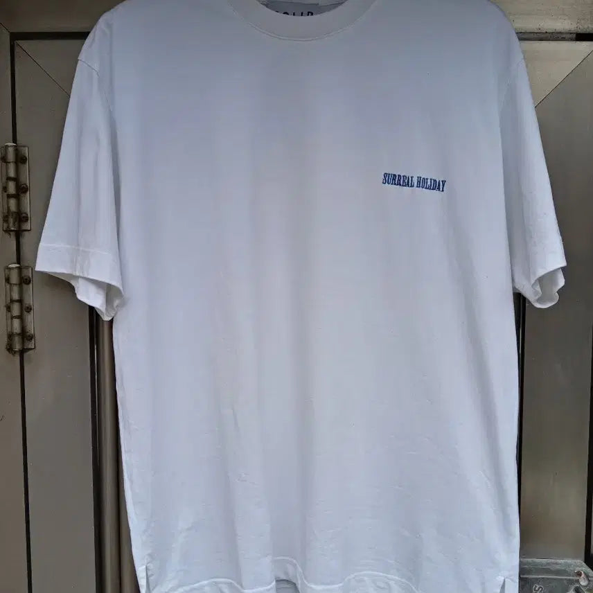 [BUNJANG] Wooyoungmi Solid Homme T-Shirt (Size 105, White/Blue Logo) / 정품 우영미 솔리드옴므 반팔티셔츠 105호 상태우수 2장 남았습니다