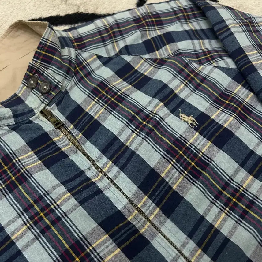 [BUNJANG] Polo Ralph Lauren 90s Reversible Herringbone Jacket XL / [XL]폴로랄프로렌 90s 체크 리버시블 헤링턴 자켓
