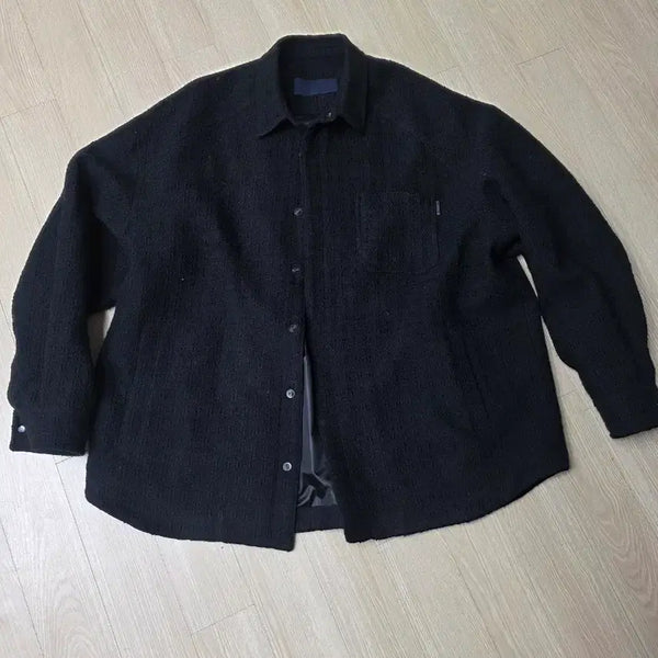 [BUNJANG] Juun.J Tweed Shirt Jacket / 준지 트위드 셔츠 자켓