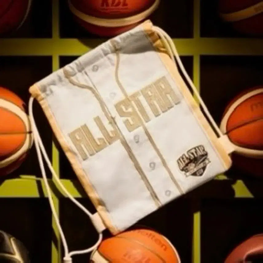 [BUNJANG] 24-25 KBL All-Star Gym Sack with Patch and Box / 24-25 kbl 올스타 짐색 (새상품) + 패치 + 박스까지 드려요!