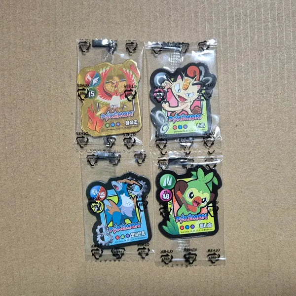 [BUNJANG] Pokemon Magnet Bundle Set (Including Rare) / 포켓몬 마그넷 레어 포함 일괄 판매합니다 칠색조 나옹 코바르온 흥나숭
