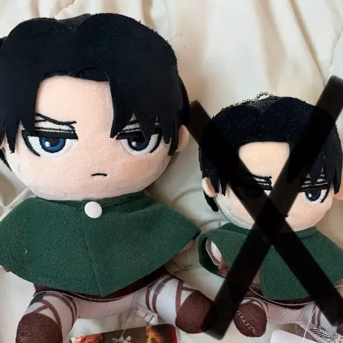 [BUNJANG] Attack on Titan Levi 'Owari' Plush / 진격의 거인 리바이 오스와리 누이 인형