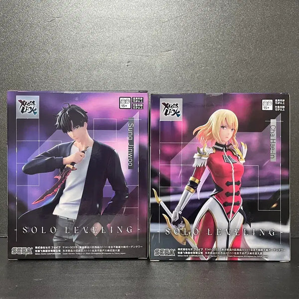 [BUNJANG] Solo Leveling Sung Jin-Woo & Cha Hae-In X-ROSSE Figure Set (Sealed) / 미개봉 나혼자만레벨업 성진우 피규어 차해인 피규어 엑스로스 피규어