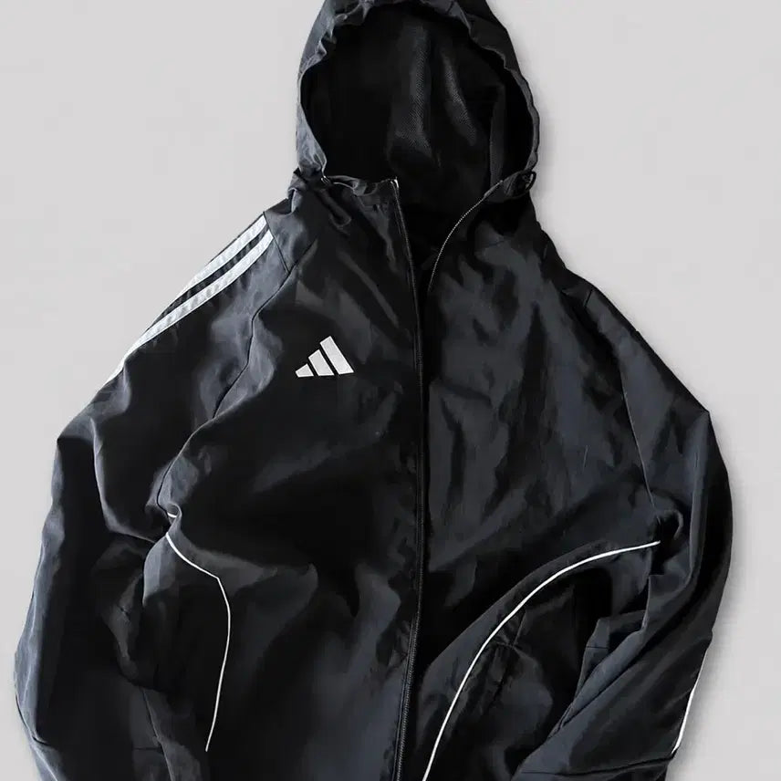 [BUNJANG] Adidas Hooded Windbreaker / 아디다스 바람막이