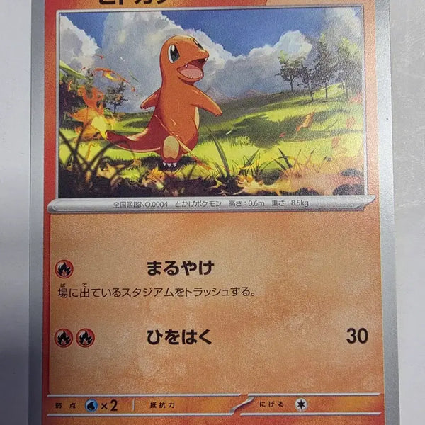 [BUNJANG] Pokemon Card Japanese Charmander / 포켓몬카드 일판 파이리