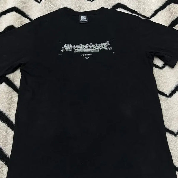 [BUNJANG] Peaches x Adidas G-Wagen Graphic T-Shirt Black / [실측XL]피치스x아디다스 지바겐 프린팅 반팔/블랙