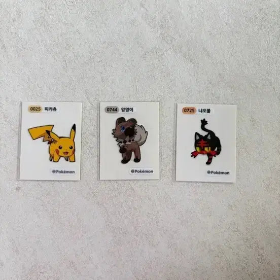 [BUNJANG] Pokemon Stickers (Tti-bbu-ssil) for Exchange / 암멍이 띠부씰 교환