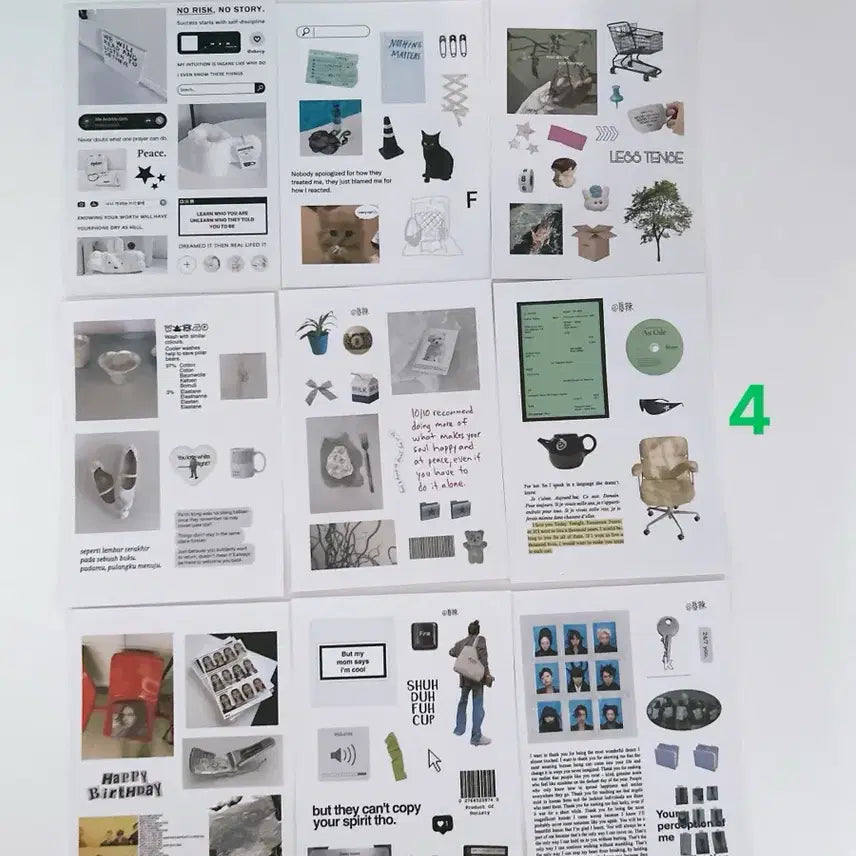 [BUNJANG] Cleo, Xiaopa, Linju, Ateen Scrapbook Set Photocard Bundle / [오늘만특가] 63매  일괄 2만원 ( 클리브 샤오파 린주 에이틴 )