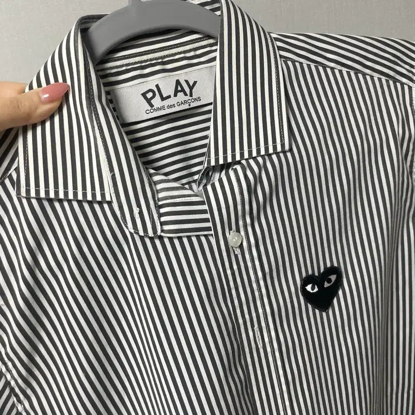 [BUNJANG] Comme des Garçons Black Heart Emblem Shirt / 꼼데가르송 블랙 하트와펜 셔츠 수입의류 교신가능