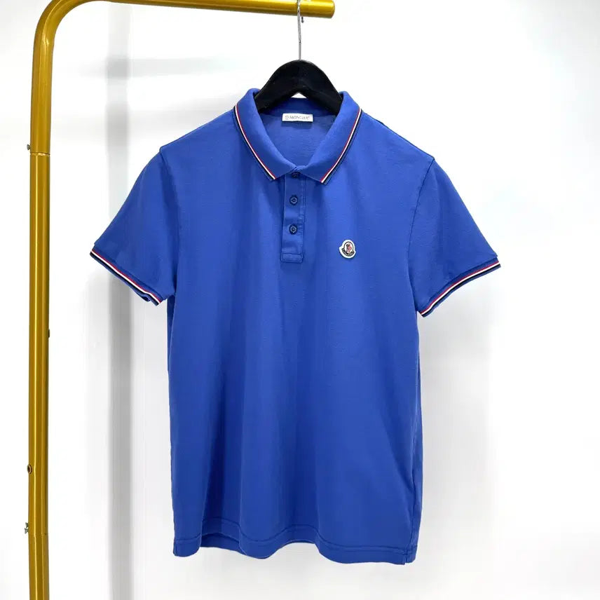 [BUNJANG] Moncler Short Sleeve Polo T-Shirt / [L사이즈] 몽클레어 반팔 PK 카라티 티셔츠