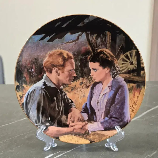 [BUNJANG] 1988 Gone With The Wind Limited Edition Collector Plate - Scarlett and Ashley After The War / 1988 Gone With The Wind 한정판 접시