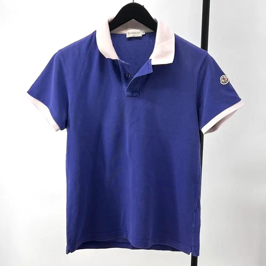 [BUNJANG] Moncler Men's Short Sleeve Polo T-Shirt - Size M / [M사이즈] 몽클레어 반팔 카라티 티셔츠