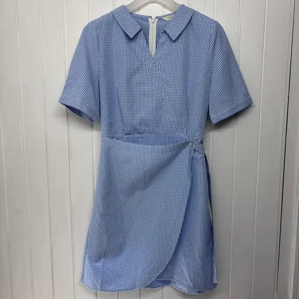 [BUNJANG] Clovis Check Wrap Dress / 클로비스 체크 랩 원피스 55 ㅡ0702