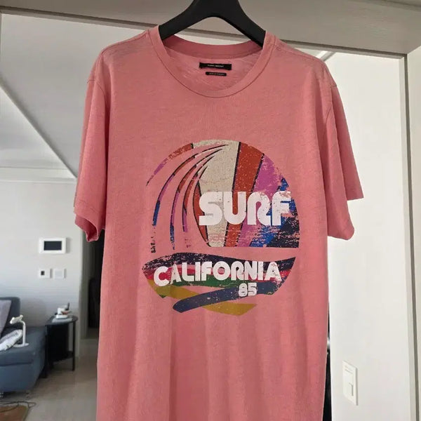 [BUNJANG] Isabel Marant California 85 Pink T-Shirt / 이자벨마랑 캘리포니아 85 핑크 티셔츠(정품)
