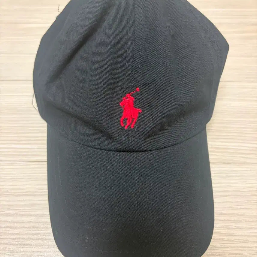 [BUNJANG] Polo Ralph Lauren Chino Ball Cap Black (Red Pony) / 폴로 치노 볼캡 블랙(레드 포니)