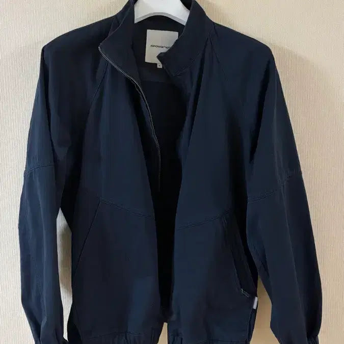 [BUNJANG] Espionage Washed Track Jacket Navy / 에스피오나지 Washed Track Jacket Navy