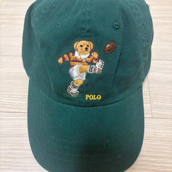 [BUNJANG] Polo Bear Ball Cap (Green) / 폴로 베어 볼캡(그린)