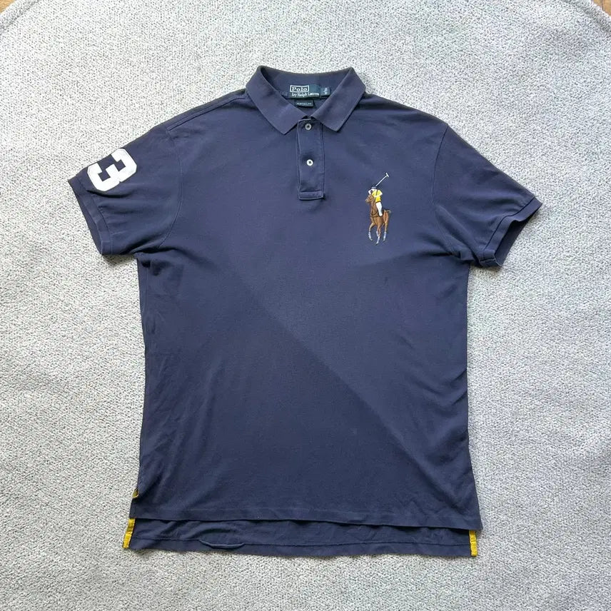 [BUNJANG] Polo Ralph Lauren Big Pony Collar T-shirt L (100) / 나우아임영폴로 폴로 랄프로렌 빅포니 카라 반팔 L 100
