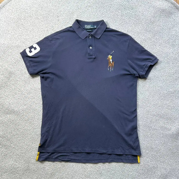 [BUNJANG] Polo Ralph Lauren Big Pony Collar T-shirt L (100) / 나우아임영폴로 폴로 랄프로렌 빅포니 카라 반팔 L 100