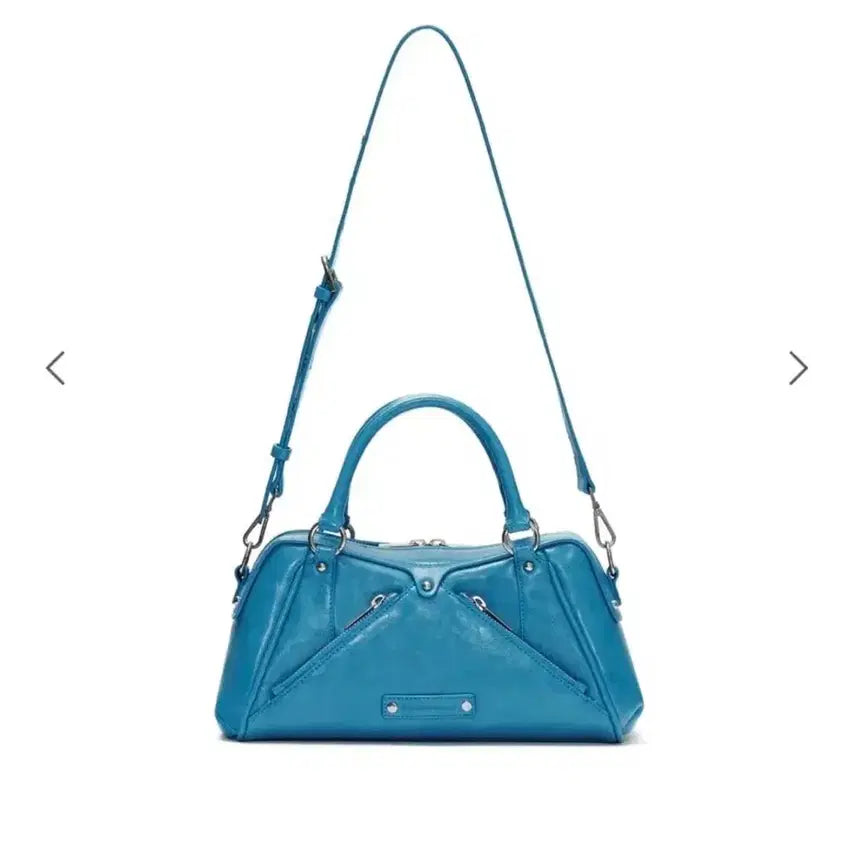 [BUNJANG] SUNBURN PROJECT Mini Moss Bag - Blue / 썬번프로젝트 미니 모스백 블루