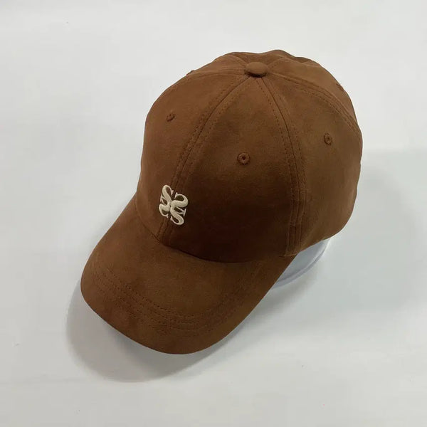 [BUNJANG] Sæter Suede Logo Ball Cap / 세터 스웨이드 로고 볼캡 (onc.15)