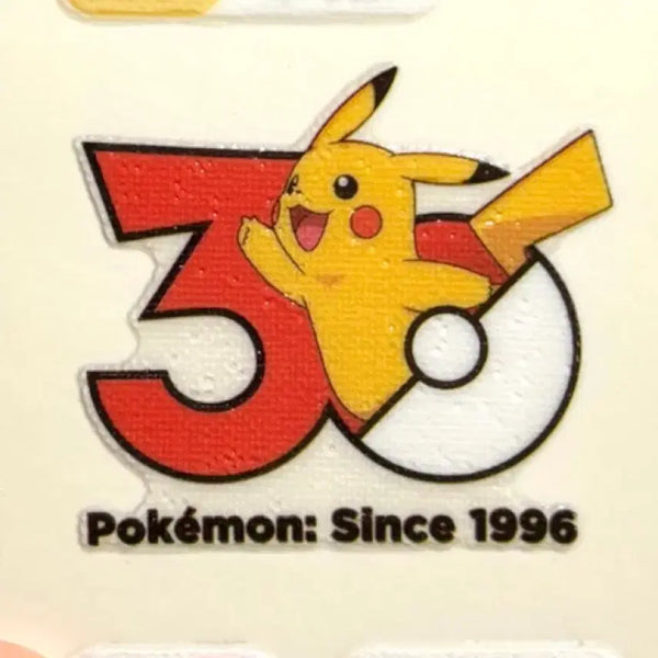 [BUNJANG] Pokemon 30th Anniversary Pikachu Sealed Sticker / 미개봉 - 사진은 퍼옴 인증 가능 )) 포켓몬 30주년 띠부실 피카츄