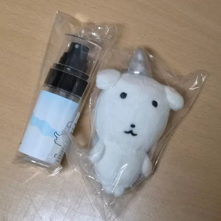 [BUNJANG] COSRX x Ganadi Keyring Doll + Misc. Empty Bottle Set (Sealed) / [미개봉]가나디 키링인형+미스크공병