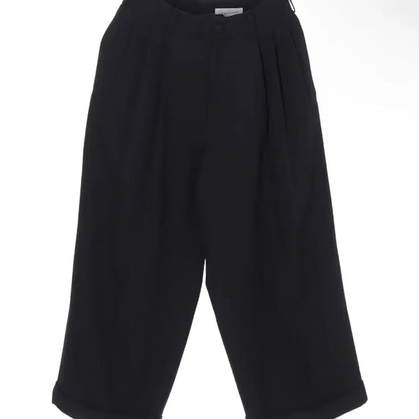 [BUNJANG] Yohji Yamamoto Black Culottes Pants / 요지 야마모토 블랙 큐롯 팬츠