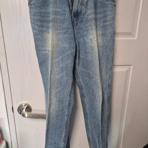 [BUNJANG] Tonywack Light Wash Semi-Wide Leg Jeans / 토니웩 연청 세미와이드 청바지