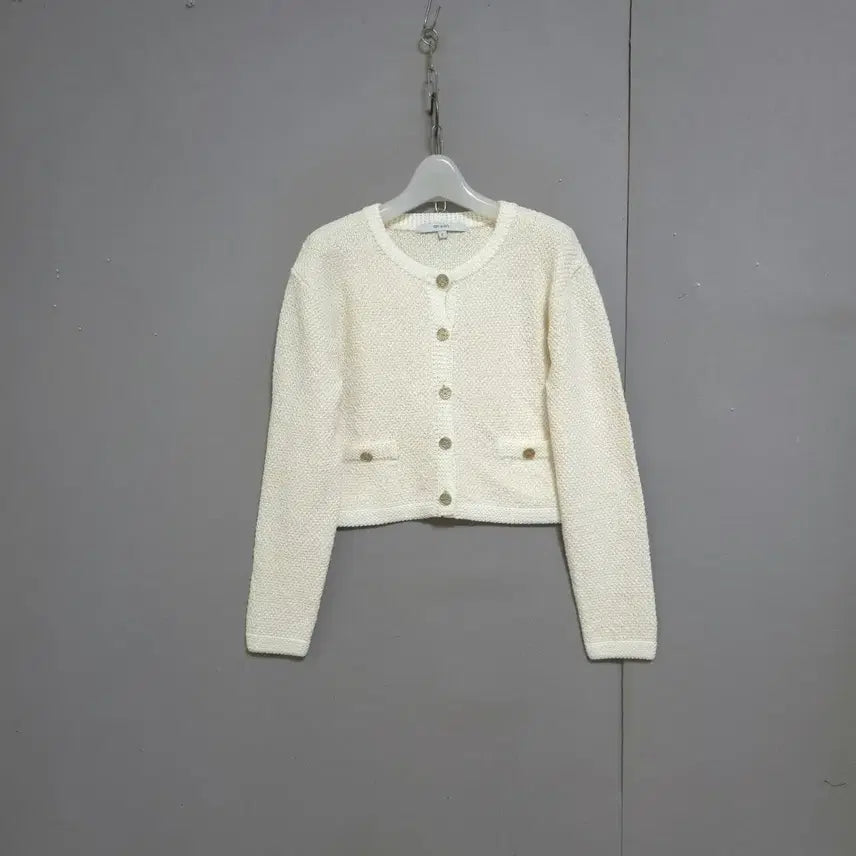 [BUNJANG] ON&ON Women's Round Cardigan Knit Ivory Size 85 / 온앤온 여성스런 라운드 가디건 니트 85  n7002