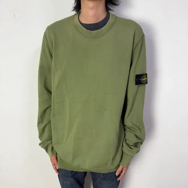 [BUNJANG] Stone Island Crewneck Sweatshirt 2XL / 스톤아일랜드 크루넥 스웨트셔츠 2XL
