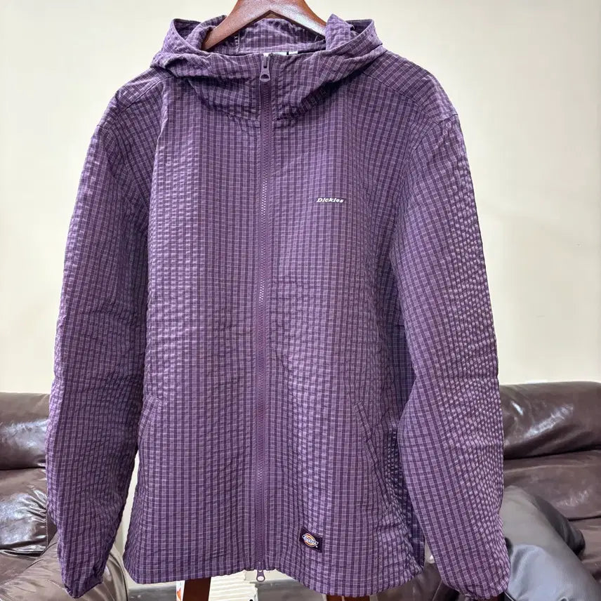 [BUNJANG] Dickies Check Windbreaker Jacket / [디키즈] 체크 윈드브레이커 [L]