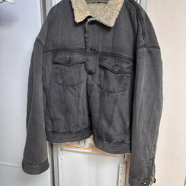 [BUNJANG] Yeezy Season 5 Sherpa Denim Jacket / 이지 시즌 5 쉐르파 데님 자켓