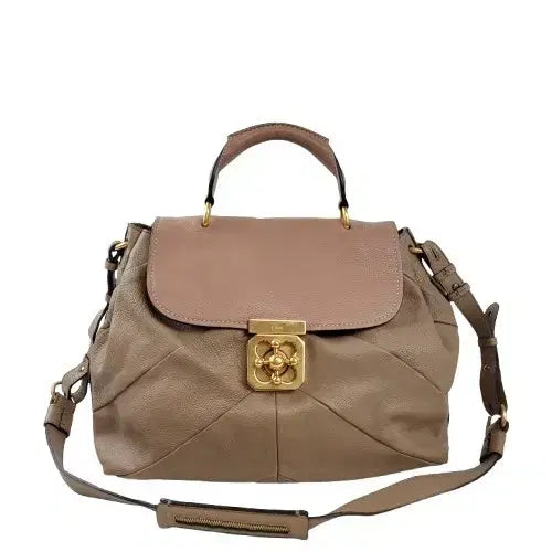 [BUNJANG] Chloé Calfskin Elsie Top Handle Satchel Bag / 정품 끌로에 카프스킨 엘시백 (탑 핸들 사첼백)
