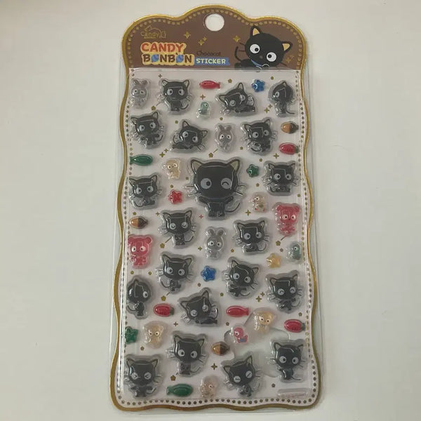 [BUNJANG] Choco Cat Candy Bong Bong Sticker / 새상품 초코캣 캔디봉봉 스티커