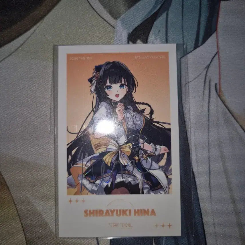 [BUNJANG] Stellive Shirayuki Hina Special Card Signed Cheki Photocard / 스텔라이브 시라유키 히나 스페카 싸인 체키 포카