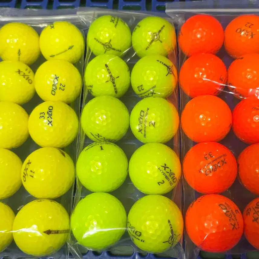 [BUNJANG] XXIO Color Golf Balls (A+ Grade) - 30 pcs / 젝시오 컬러볼30개(A+급)로스트볼
