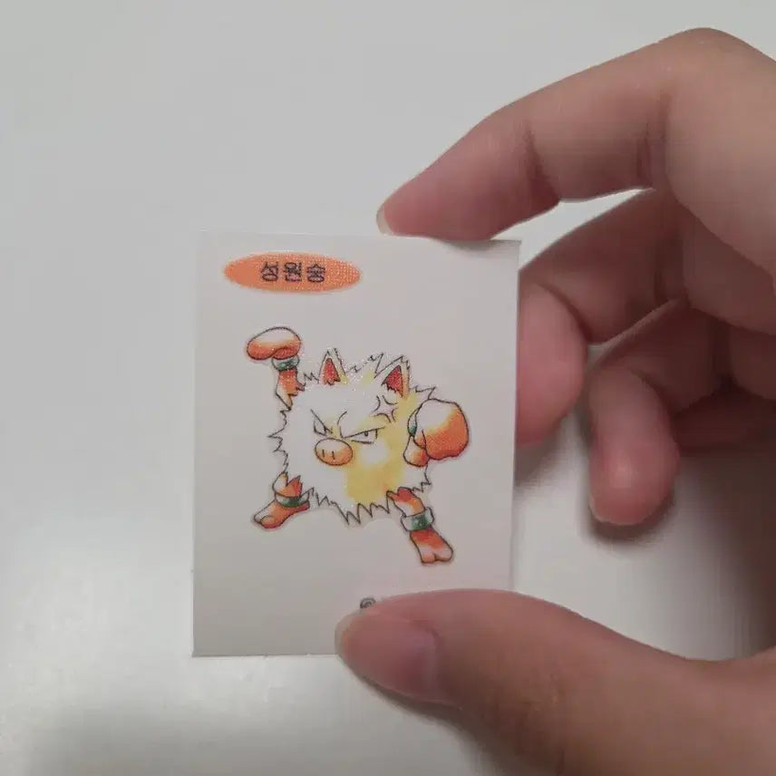 [BUNJANG] Pokemon Scraggy Sticker / (방금 뜯은 새거) 포켓몬 성원숭 팔아요!