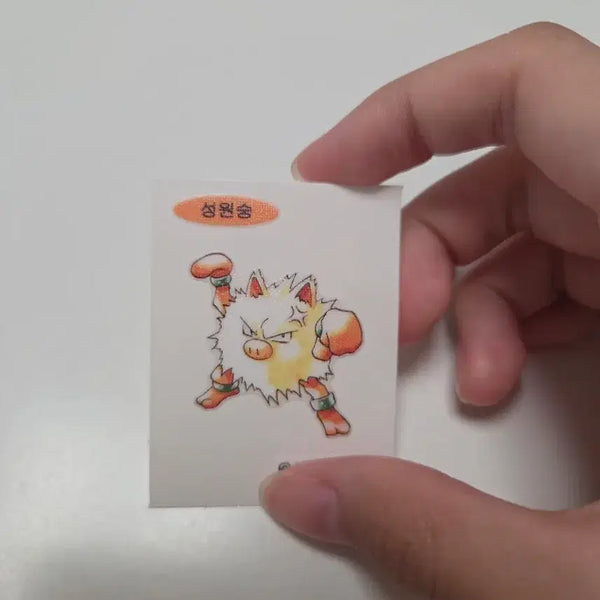 [BUNJANG] Pokemon Scraggy Sticker / (방금 뜯은 새거) 포켓몬 성원숭 팔아요!