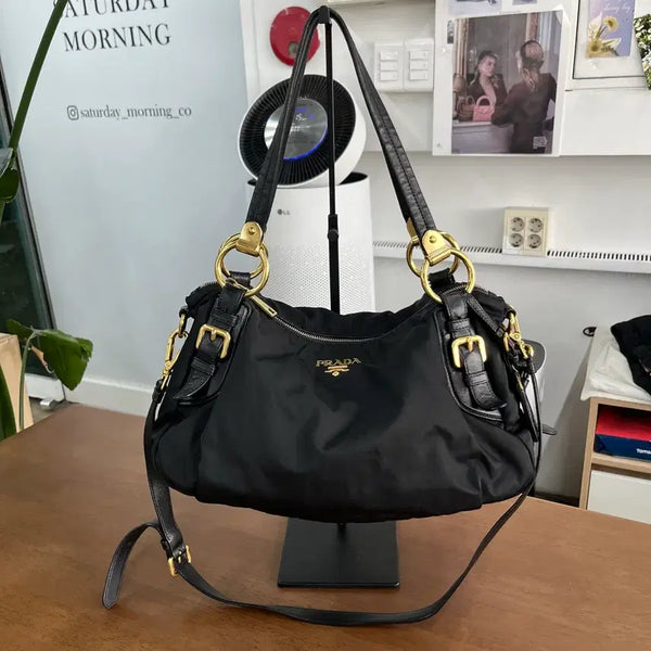 [BUNJANG] Prada Nylon 2-Way Shoulder Bag / 프라다 나일론 숄더백 2-way