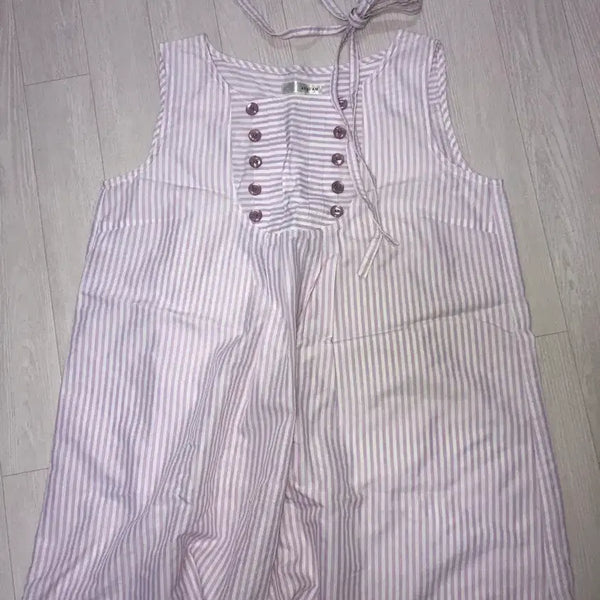 [BUNJANG] Vintage Striped Sleeveless Blouse / 빈티지 나시 블라우스 스트라이프