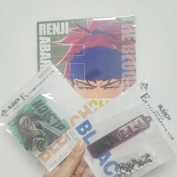 [BUNJANG] Bleach Ichiban Kuji Renji Abarai Acrylic Stand & Keychain Set (Sealed) / [블리치] 이치방쿠지 렌지 아크릴 스탠드 & 키홀더 세트 (미개봉)